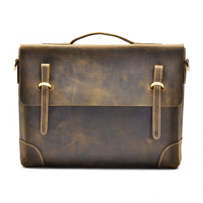 WALNUT MESSENGER BAG