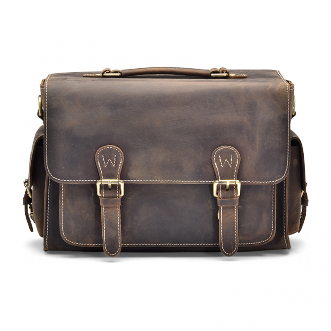 DARK WALNUT CAMERA BAG JAYLEN. - 1