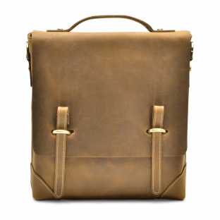 TAN SLIM MESSENGER BAG GRAYSEN. - 1