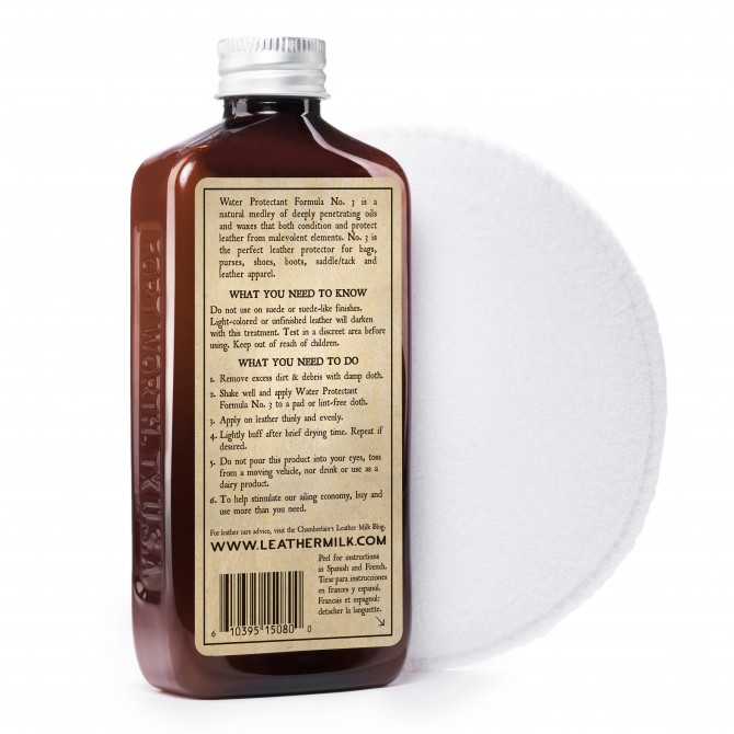 CHAMBERLAIN'S FORMULA N°3 - 6OZ LEATHER CARE WATER PROTECTANT - 4